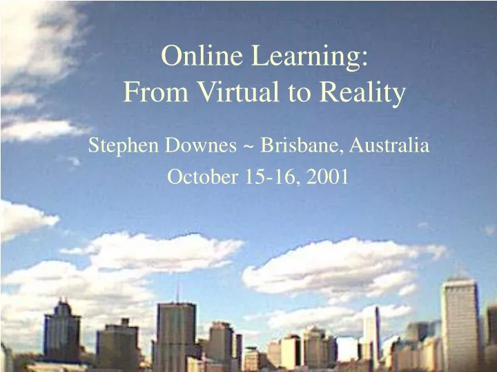 online learning from virtual to reality