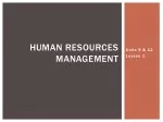 PPT - Operations Management Human Resources and Job Design Chapter 10 ...