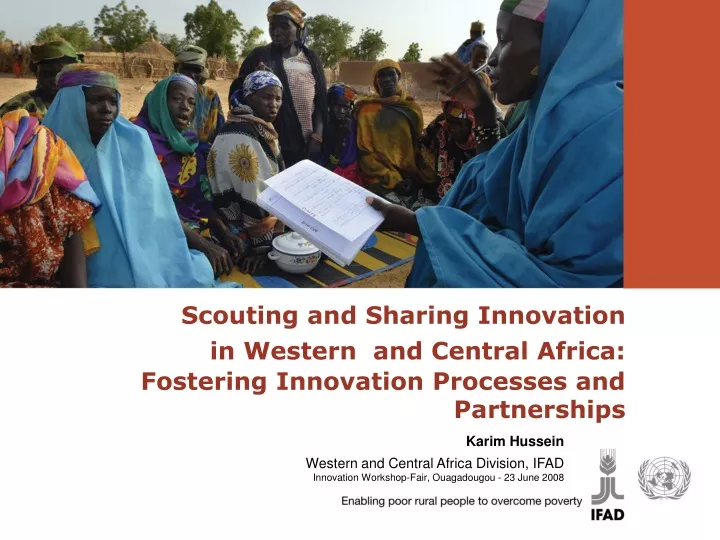 scouting and sharing innovation in western