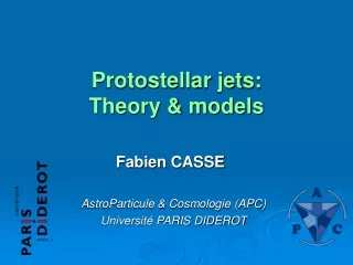 Protostellar jets: Theory &amp; models