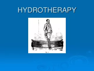 HYDROTHERAPY