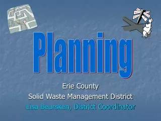 Erie County  Solid Waste Management District Lisa Beursken, District Coordinator