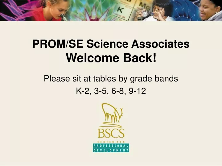 prom se science associates welcome back