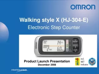 Walking style X (HJ-304-E) Electronic Step Counter