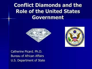 Conflict Diamonds and the Role of the United States Government