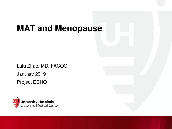 mat and menopause