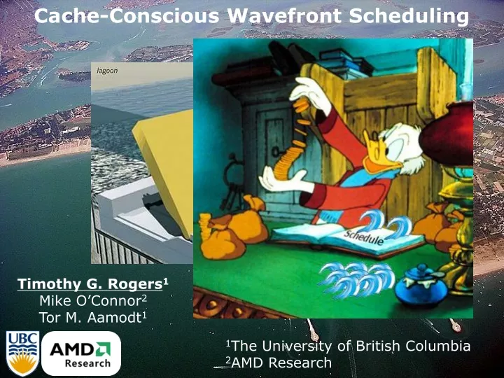 cache conscious wavefront scheduling