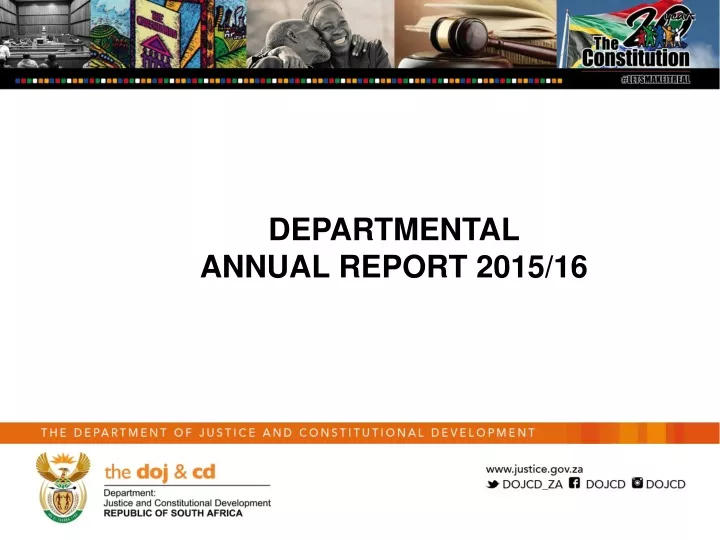 departmental annual report 2015 16