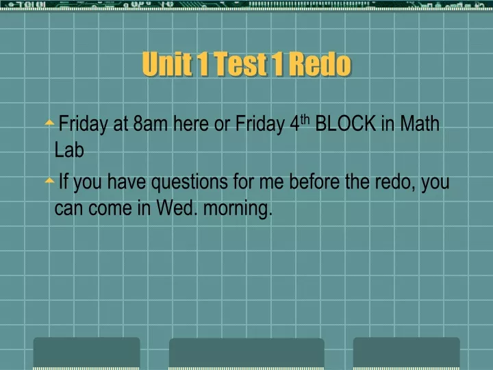 unit 1 test 1 redo