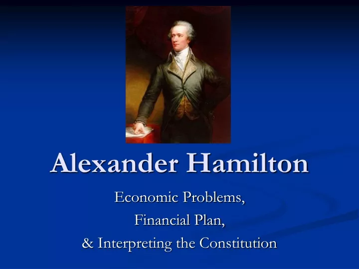 alexander hamilton