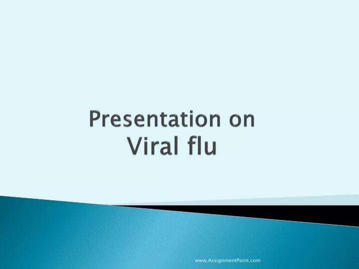 presentation on viral flu