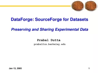 DataForge: SourceForge for Datasets Preserving and Sharing Experimental Data