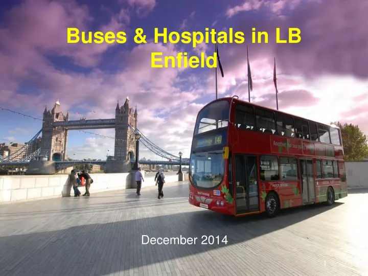 buses hospitals in lb enfield