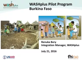 WASHplus Pilot Program Burkina Faso