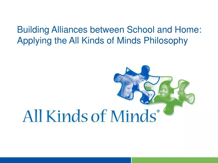 building alliances between school and home