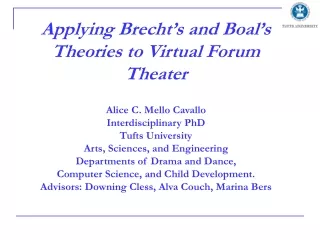 Virtual Forum Theatre -VFT Web-based environment for creating collaborative digital drama.