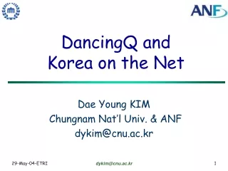 DancingQ and Korea on the Net