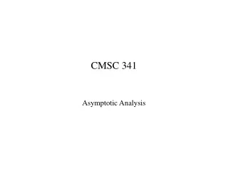 CMSC 341