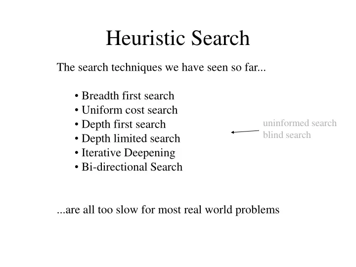 PPT - Heuristic Search Methods PowerPoint Presentation, free