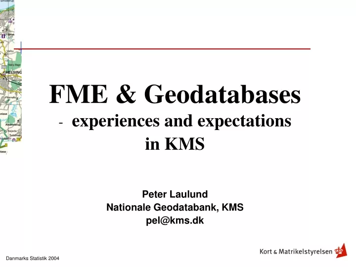 fme geodatabases experiences and expectations