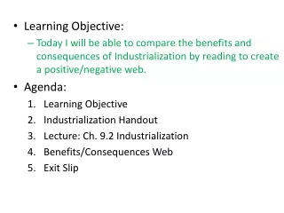 Learning Objective: