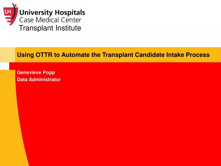 transplant institute