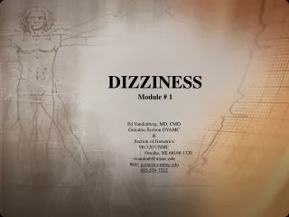DIZZINESS Module # 1