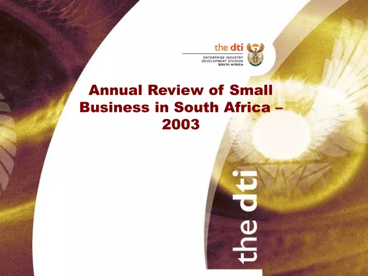 annual review of small business in south africa