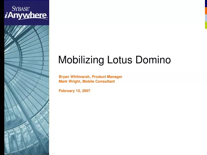 mobilizing lotus domino