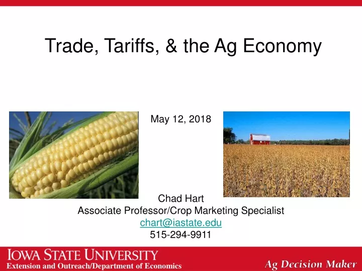 trade tariffs the ag economy