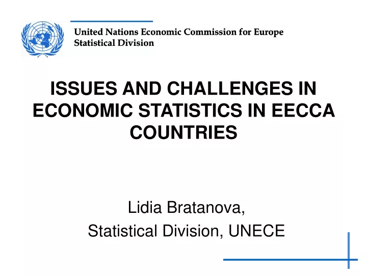 issues and challenges in economic statistics in eecca countries