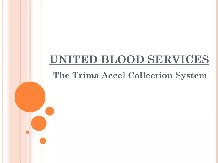 united blood services