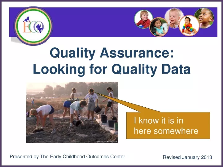 quality assurance looking for quality data
