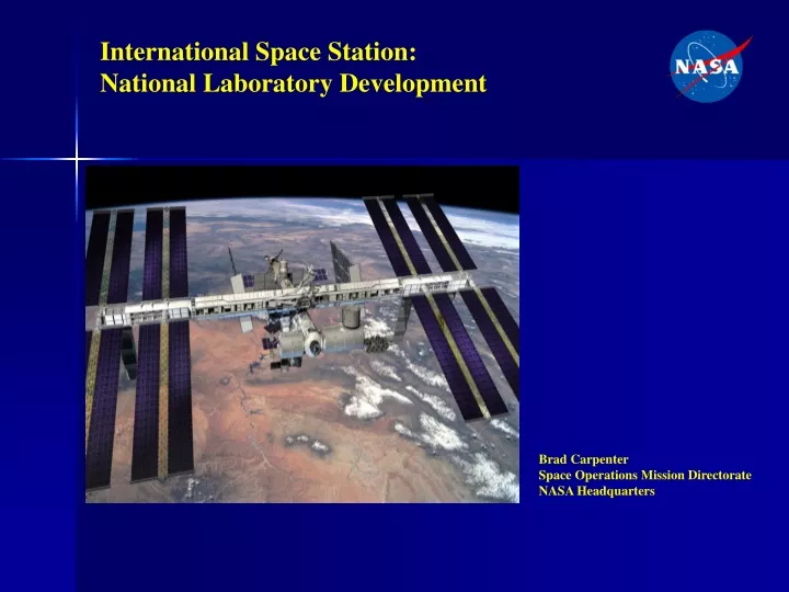 international space station national laboratory