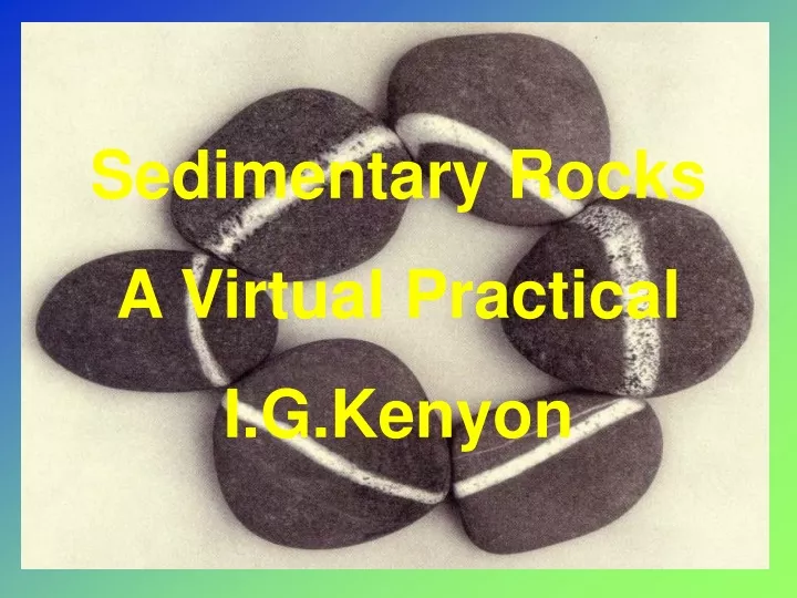 sedimentary rocks a virtual practical i g kenyon