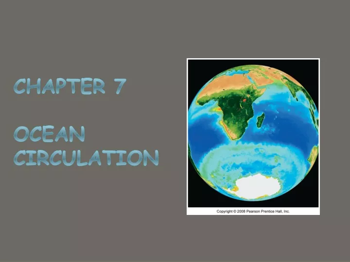 chapter 7 ocean circulation