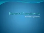 Binomial Experiments - slide 1