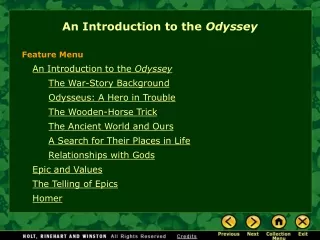 An Introduction to the  Odyssey