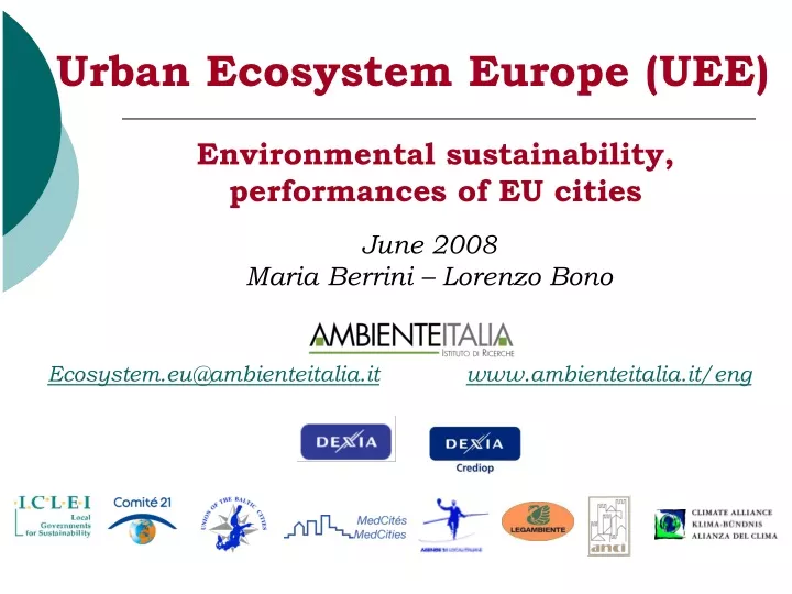 urban ecosystem europe uee