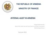 INTERNAL AUDIT IN ARMENIA - slide 1