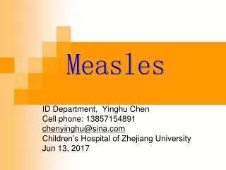 ID Department,  Yinghu Chen Cell phone: 13857154891 chenyinghu@sina