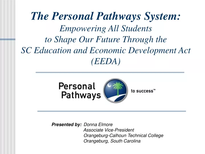 the personal pathways system empowering