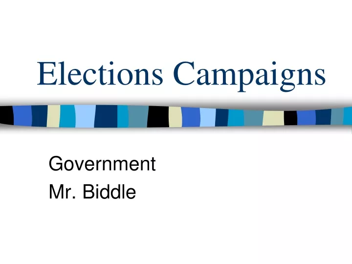 elections campaigns