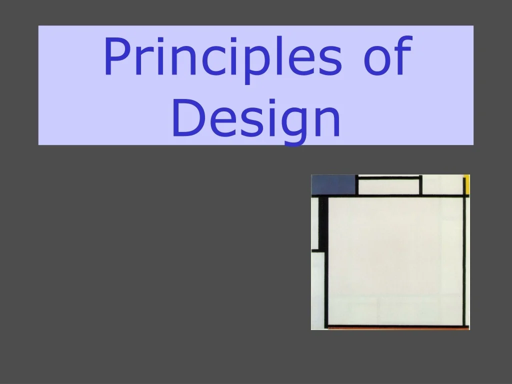 PPT - Principles of Design PowerPoint Presentation, free download - ID ...