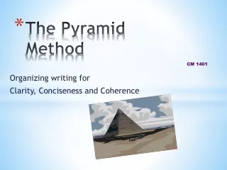 The Pyramid Method