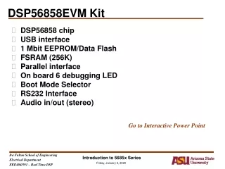 DSP56858EVM Kit