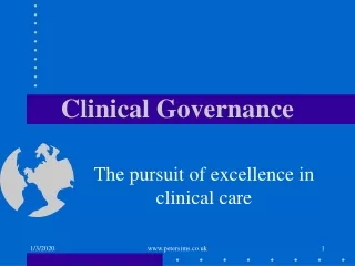 Clinical Governance