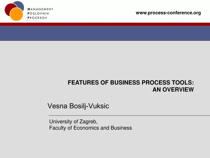 features of business process tools an overview