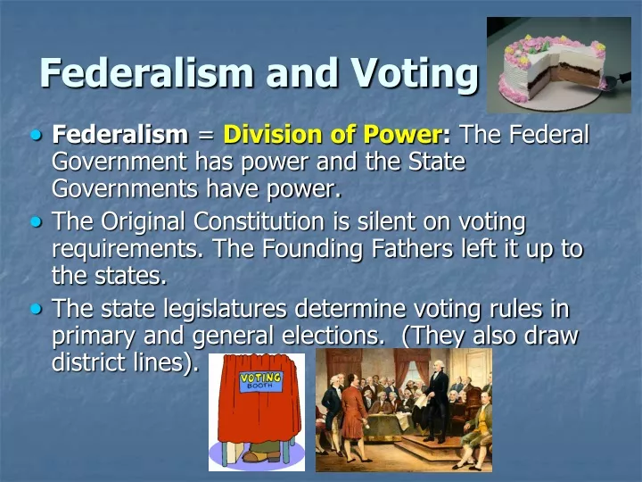 federalism and voting