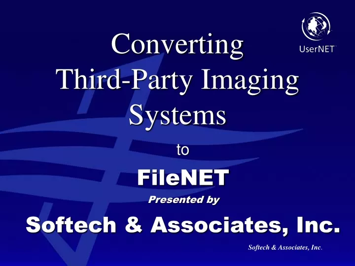 converting third party imaging systems
